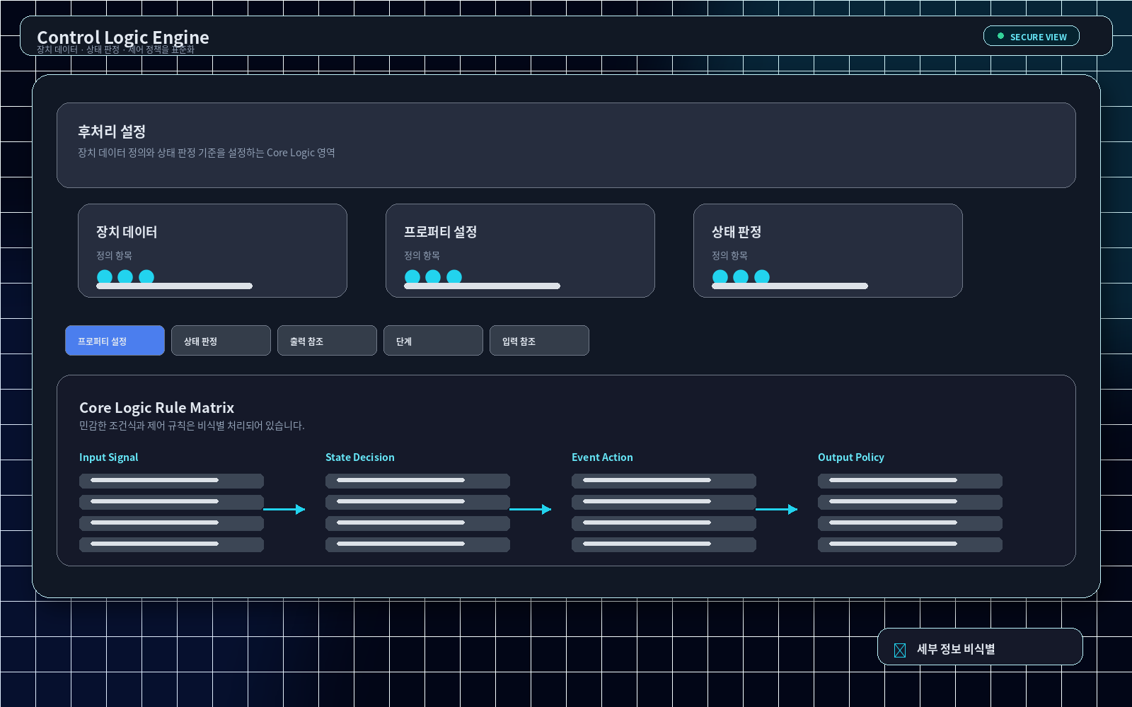 Control Logic Engine 최적화 구조